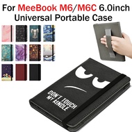 For MeeBook M6 M6C 6.0'' Fashion High-Quality Flip Cover Case Meebook M6 C E-Reader Shockproof Handh