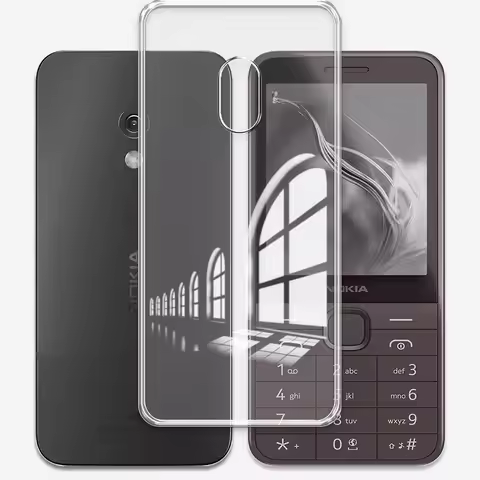 For Nokia 235 4G 2024 Case Clear Soft Silicone Phone Case For Nokia 220 215 2024 Cover Shockproof Co