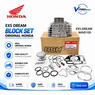 HONDA Block Ex5 Dream Original 100% Block Ex5 Dream 53mm Block 53 Ex5 Dream Wave 100 12100-KFM-BSH