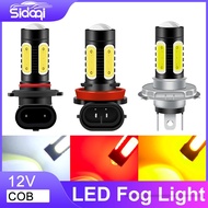 2 PCS 6 Colors H1 H3 H4 H7 H8 H16 9005 HB3 9006 HB4 880 881 P13W H11 LED Fog Lights For Motorcycle C