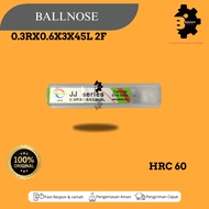 MESIN BALLNOSE 0.3RX0.6X3X45L 2F HRC 60 - JJ TOOLS Brand - Cutting TOOLS - Milling Machines - Precis