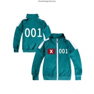 Adult&Child Season 2 Squid Game T-shirt 456 001 222 230 388 Figure Cosplay Costume Top Halloween Par