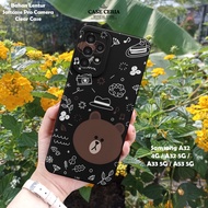 HP Case For Samsung A32 4G / A33 5G / A53 5G – Casing Brown Cartoon Motifhp - Pro Camera Softcase