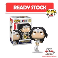 【Ready Stock】Funko Pop Heroes: Wonder Woman - Wonder Woman White Latern #423 GITD Special Edition 10