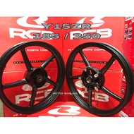 Y15ZR YSUKU Y15 Y16ZR Y16 SP522 522 RACING BOY RCB SPORT RIM {185 / 250 x 17} MATT BLACK