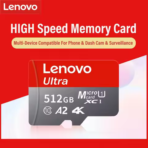 Lenovo SD Card High Speed Micro SD Card for Nintendo Switch 512GB 256GB 128GB 64GB U3 V30 Stable Per