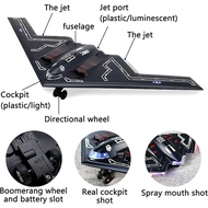 B-2 Spirit Stealth Bomber Diecast Model Alloy Metal B-2A Strategic Aircraft Military Jet Fighter Col