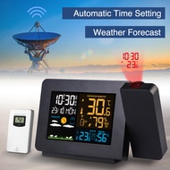 【Exclusive Discount】 Fanju Digital Alarm Clock Weather Station Wireless Sensor Outdoor Thermometer Hygrometer Snooze With Time Watch Projection Table