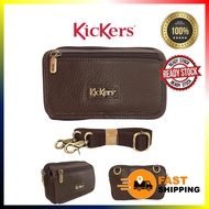 KICKERS ORIGINAL GENUINE LEATHER PHONE BAG MEN WOMEN POUCH BAG SLING BAG LELAKI PEREMPUAN BRANDED