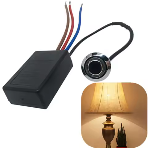 EU 0.3A/0.8A LD-600S Build-in 3 Way Finger Touch Dimmer ON/OFF Switch EU 220V-240V 20W-150W