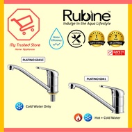 Rubine Platino 6041/6041C Sink Cold Tap/Mixer Tap Kitchen Table Top Faucet 360 Swivel