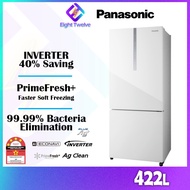 422L PANASONIC AI ECONAVI Inverter 2 Door Bottom Freezer Fridge Peti Sejuk