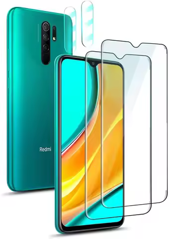 2IN1 Tempered Glass For Xiaomi Redmi 9AT 9i 9C 9A 9 9 India/9 Prime/9C NFC For Xiaomi Redmi K30 Ultr