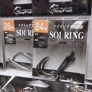 ANYFISH SOI RING HOOKS AF-888 anyfish hooks japan