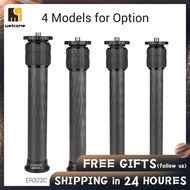Welcomehome ER322C 2-Section Carbon Fiber Tripod Extension Tube 32mm Diameter 163g with 1/4 & 3/8 In