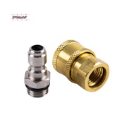 (SPTakashiF) High Pressure Washer Connector Adapter 1/4" Female Quick Connect M14*1.5 Thread