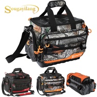 Sougayilang Fishing Tackle Bags Portable Fishing Organizer Shoulder Satchel Suitable For 3600 3700 T