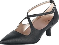 Wacoal Success Walk WIN061 Women's BL 8.9 inches (22.5 cm) E Pumps, 3D Pad with Insoles to Show Your