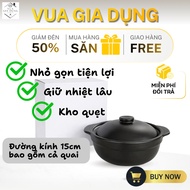 5-inch clay pot, braised pot, clay pot with clay lid