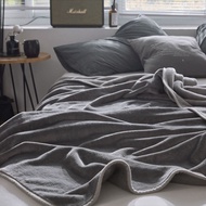 Winter Coral Fleece Blanket Flannel Bed Sheets Fleece-lined Bed Nap Blanket Sofa Cover Single Student Dormitory Blanket