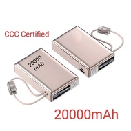 3C Certification 20000mah Mini Powerbank 66W Fast Charging