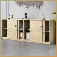 Johome Cabinet Lock Office File Cabinet Wooden Cabinet Sliding Door Low Cabinet Office Study