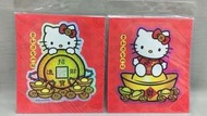 正版授權 三麗鷗 HELLO KITTY 凱蒂貓 雷射造型門貼 雷射貼紙 造型貼紙 過年 春節 壁貼 車貼 門貼 貼紙 兩款