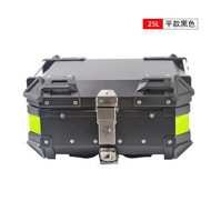 25L 36L Motorcycle Helmet Box Universal Aluminium Top box Tail Rear Luggage Tool Cases Accessories F