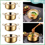 [lzdhuiz3] Korean Ramen Cooking Pot Instant Noodle Soup Pot for Camping Backyard Pasta