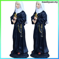 Decorations Christmas Statue for Home Church Figurine 2 Pcs mawlzyuan