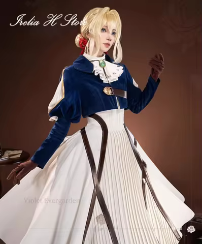 Irelia H Store Violet Evergarden: Eternity Violet Evergarden Isabella Cosplay Costume Hallowee