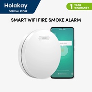 Holakay Smart Connect Smoke Alarm WiFi - 10 Years Battery - WiFi Fire Alarm with Tuya & Smartlife - 