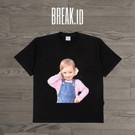Kaos Oversize Acme De La Vie Baby Face Telephone Girl Short Sleeve T-Shirt R Black Premium