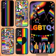 Silicone Phone Case OPPO A3 Pro A3X K12X F25 Pro F27 A40 A60 A79 A80 66P8 LGBT Rainbow Soft Casing