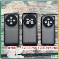 Vivo X200 5G/ X200 Pro 5G/ X200 Pro Mini case with matte back, anti-stain, anti-fouling, colored edg