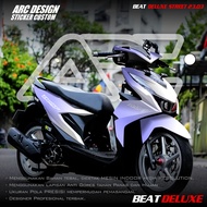 (PROMO COD) TERBARU Decal Sticker Honda Beat DELUXE STREET 2020 2021 2022 2023 Full body - Stiker Sk