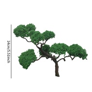 [Simhoa21] 2pcs Mini Model Trees Miniatures,Architecture Crafts,Architecture Accessories,Architectur