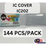 【1PACK=144PCS ! ! !】Sarung Kad IC PVC Baru / PVC New IC Holder Cover (IC202/ARIC202) (PRICE FOR 1 P