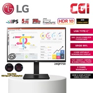 LG 23.8'' 24QP750 5ms 75Hz QHD IPS Daisy Chain and USB Type-C Monitor