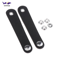 Simhoa 1Pair Bellows Holder Strap Accordion Bellows Spare Parts Straps, Black
