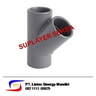 Y BRANCH AW PVC FITTINGS 4" X 2"