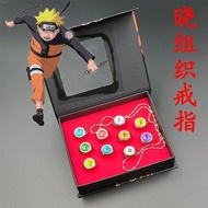 Naruto Anime Style Merchandise Full Set Xiao New Product Genuine Eye Ninja Itachi Ring Itachi Yu 10y