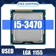 ใช้ I5 Intel คอร์ของแท้3470 LGA 1155โพรเซสเซอร์3.20GHz 5GT/S 6MB L3ซ็อกเก็ต1155เมนบอร์ด B75รองรับ I5-3470 CPU