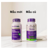 Viên Uống Mọc Tóc Natrol Biotin 10000 Mcg Của Mỹ 100 Viên
