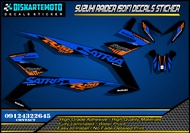 Suzuki Raider 150 fi Satria Decals Sticker