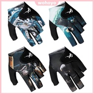Left Hand Snooker Cue Sport Glove Adjustable Pool Cue Glove Billiard Pool Glove for Men Women [wohoy