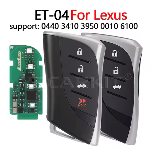 EoneBoss ET-04 Smart Car Key Fob For Lexus LC LS500 LS500H UX ES300H ES200 4D 8A Chip Remote Keyless