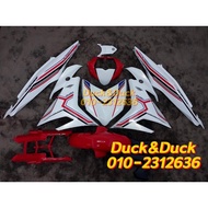 Y15ZR V1-V2 COVER SET RED WHITE EXITER 2022