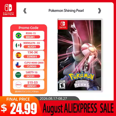 Nintendo Switch Game - Pokemon Shining Pearl - for Switch OLED Lite Console 100% Original Game Card