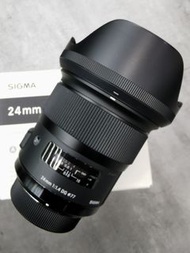 sigma 24mm F1.4 DG ART nikon mount  極新